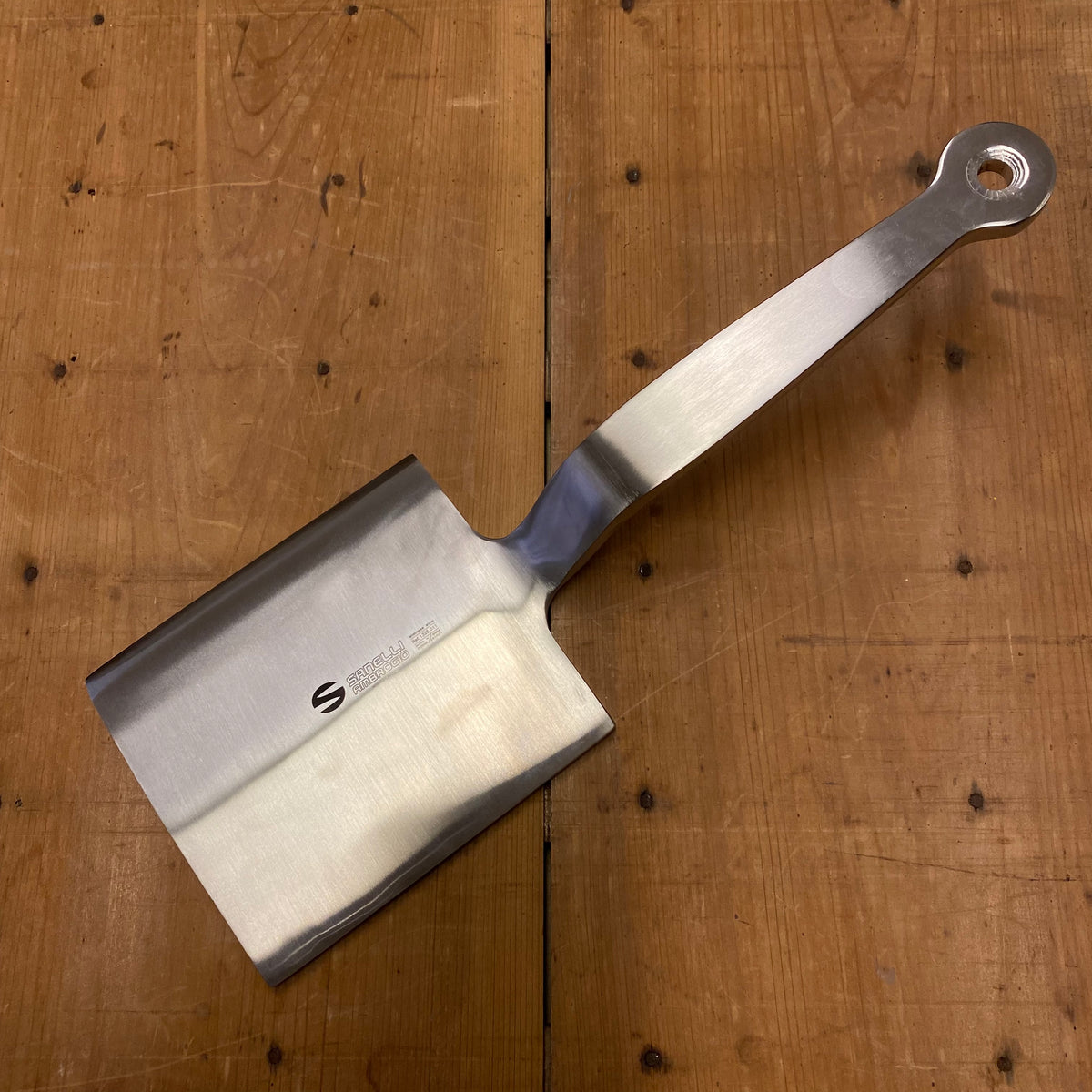Set - Square Spatula and Knife with Wooden Handle | Due Buoi Spatula Store