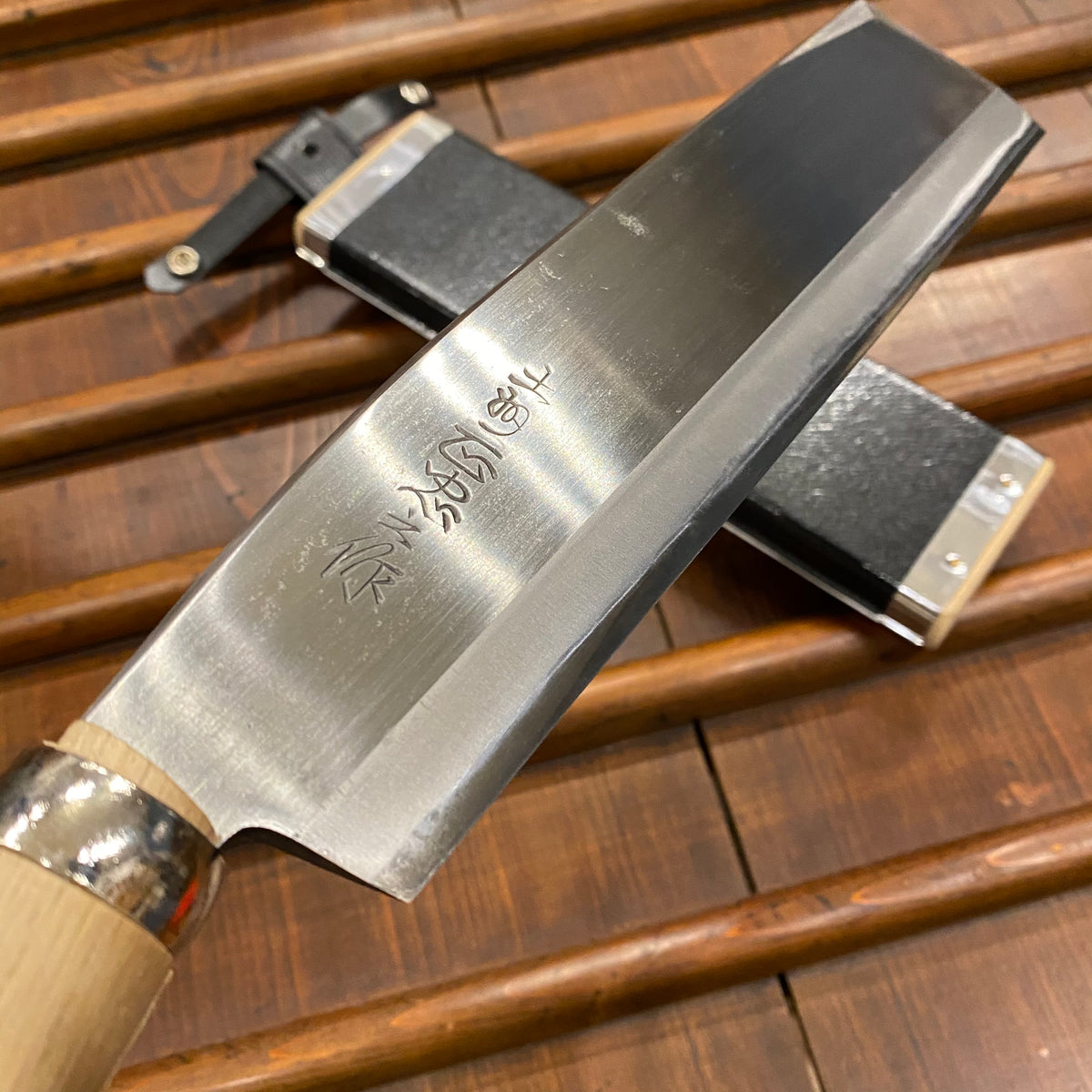 Masatada Kosinata 210mm Nata Bernal Aogami Double Cutlery – Bevel 2