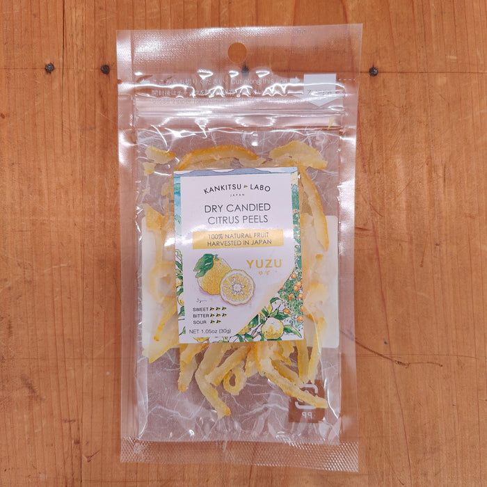 Dry Candied Japanese Citrus Peels - 1.05oz