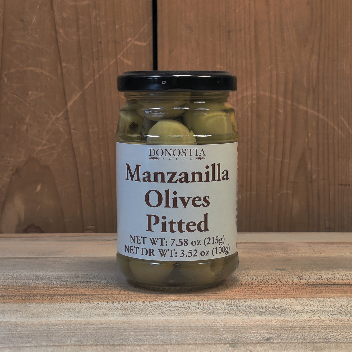 Donostia Foods Manzanilla Olives Pitted - 215g