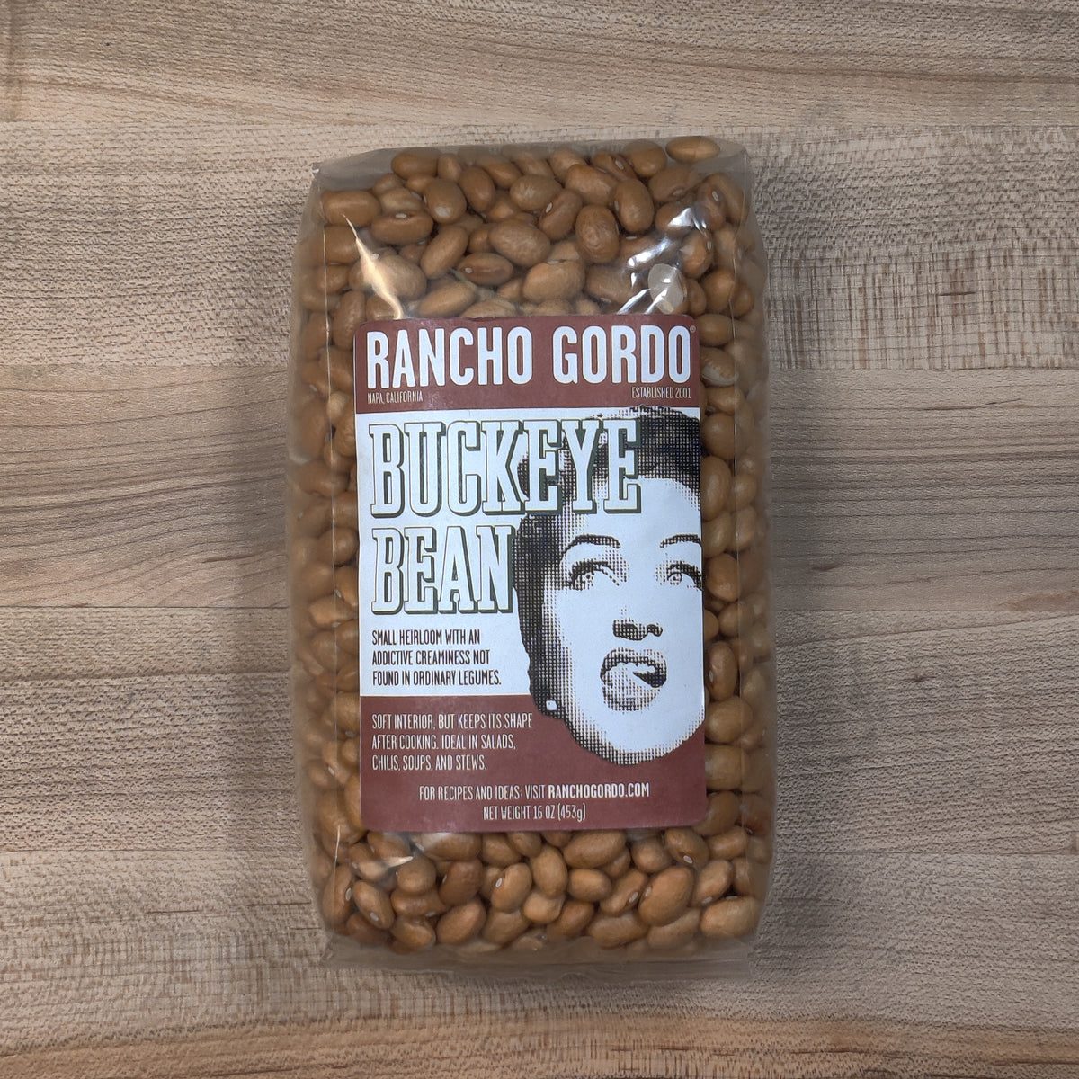 Rancho Gordo Buckeye Beans - 1lb