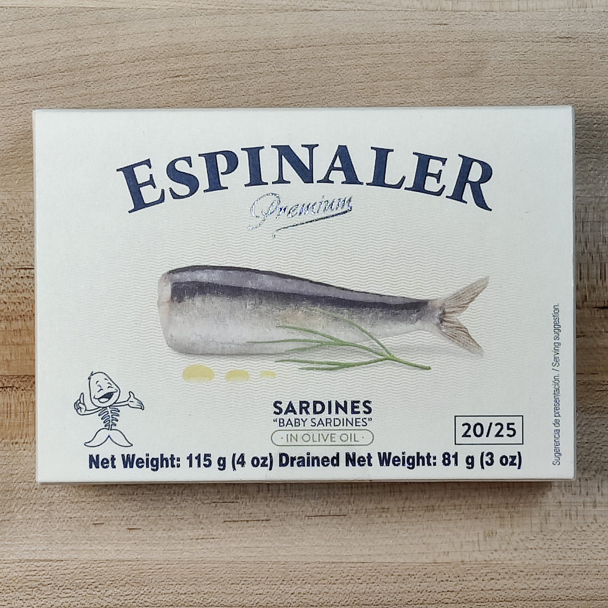 Espinaler Premium Baby Sardines in Olive Oil - 115g