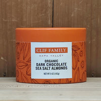 Clif Family Farm Organic Dark Chocolate Sea Salt Almonds - 5oz