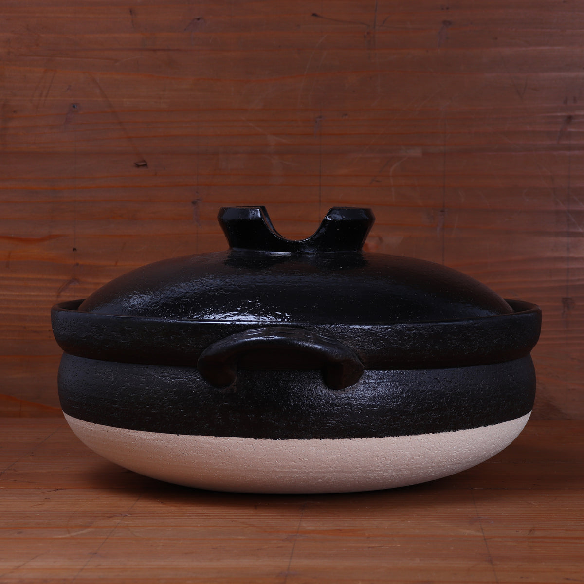 Daikoku Banko Ware Soup Donabe - Solid Black