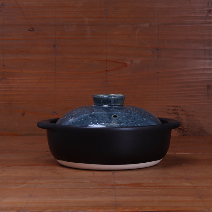 Daikoku Banko Ware Soup Donabe - Blue No. 6