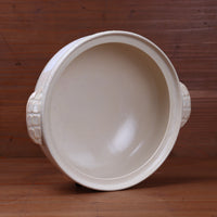 Daikoku Banko Ware Soup Donabe - White Brushstroke