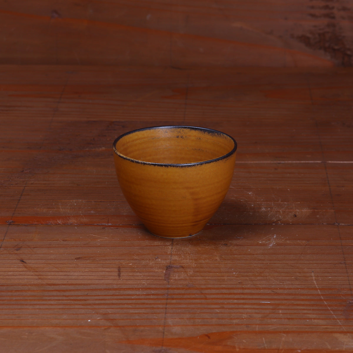 Cotto Tea Cup - Chestnut Yellow
