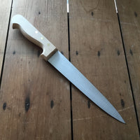 K Sabatier Saigner 8" / 20cm Butcher Knife Carbon Steel Beech