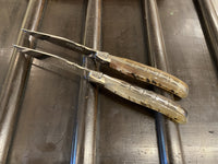 Fontenille Pataud Laguiole Steak Knife Set of 2 Ram Horn