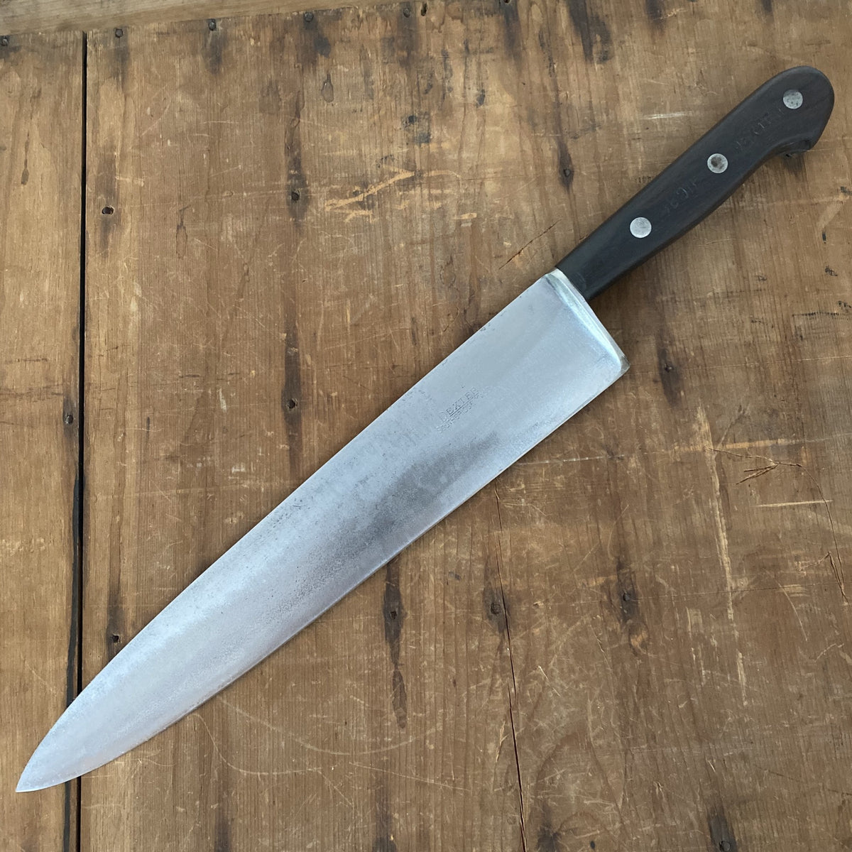 Dexter Russell 11.5" Chef Knife Carbon Steel 1950's-70's