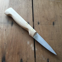 K Sabatier Saigner 3.5" / 9cm Butcher Knife Carbon Steel Beech