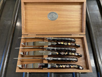 Fontenille Pataud Laguiole Steak Knife Set of 6 Watch Mechanism