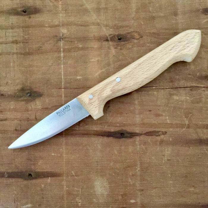 Pallares Straight Graft Knife Carbon Beech