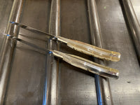 Fontenille Pataud Laguiole Steak Knife Set of 2 Ram Horn