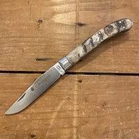 Au Sabot U Montagnolu 12cm Pocket Knife Stainless Ram Horn
