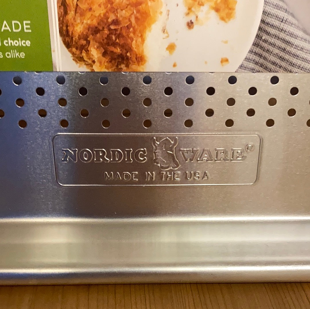 Nordic Ware Naturals Aluminum Perforated Crisping Half Sheet Pan