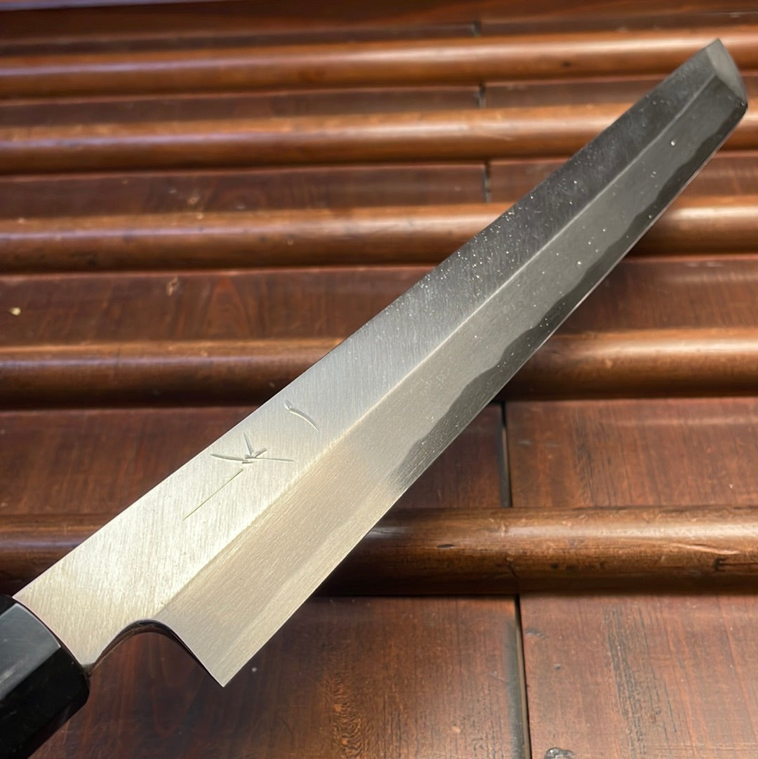 Hitohira Kikuchiyo Manzo 270mm Sakimaru Yanagi Aogami 2 Ho Wood W