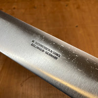 N Schreiber & Sons 10" Hand Forged Carbon Steel Slicer ~1950's