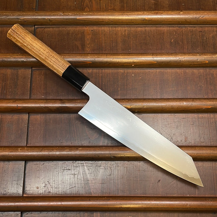 Myojin Naohito 210mm Kiritsuke Gyuto SG2 Stainless Kasumi Teak