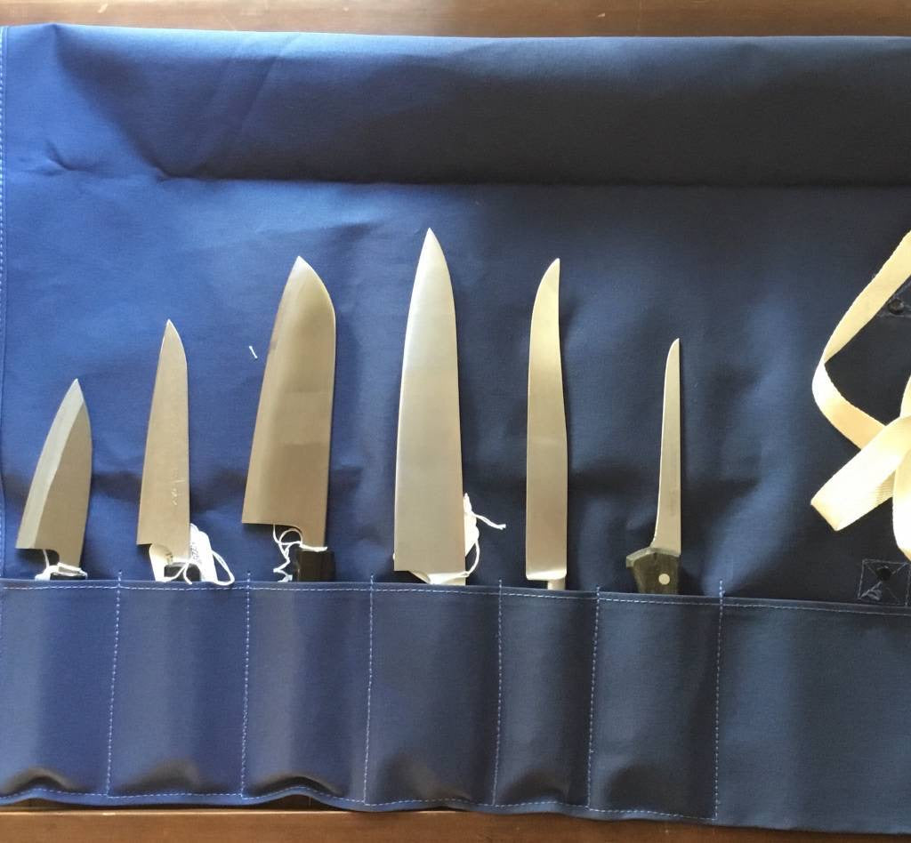 Japanese Canvas Knife Roll – Bernal Cutlery