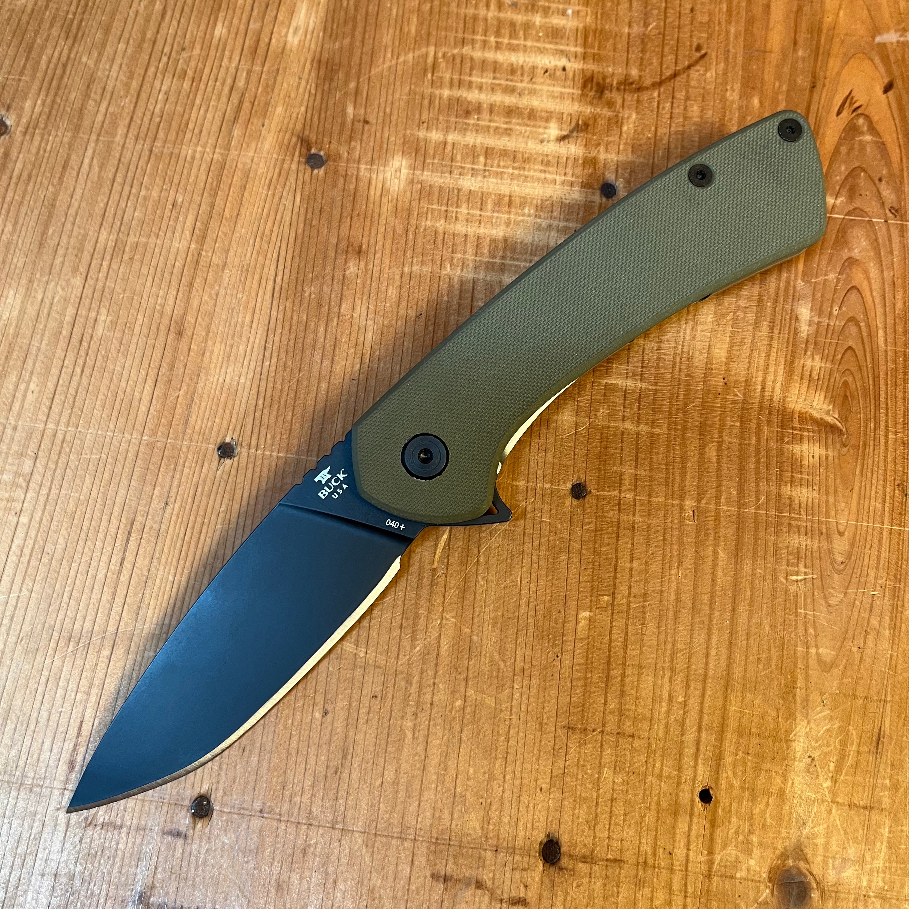 Buck 040 Onset - OD Green – Bernal Cutlery