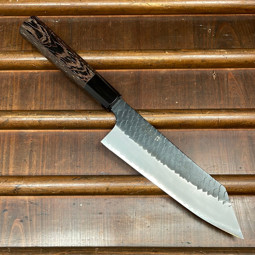 Japanese chef knife gyuto - NIGARA - Kurouchi Tsuchime - SG2 - Size