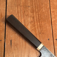Blenheim Forge 225mm Slicer Stainless Clad Aogami Super Oak & Brass