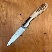 Fontenille Pataud Pialincu 10.5cm Pocket Knife Stag Lockback