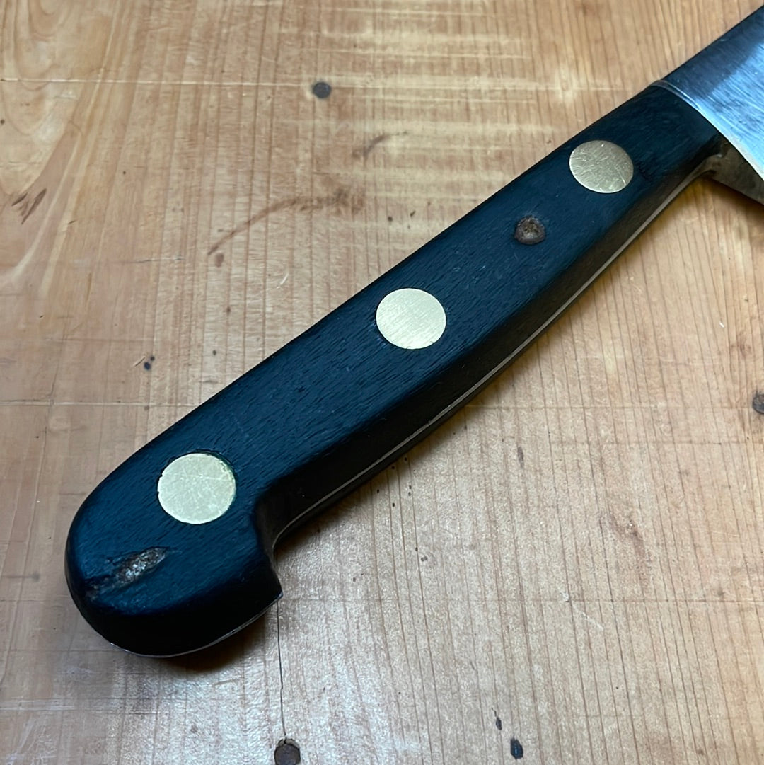 American 10" Flexible Slicer Hand Forged Carbon Steel Ebony Brass