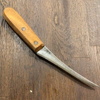 Dexter 5.5” Carbon Steel Boning Knife Beech Handle 1930’s