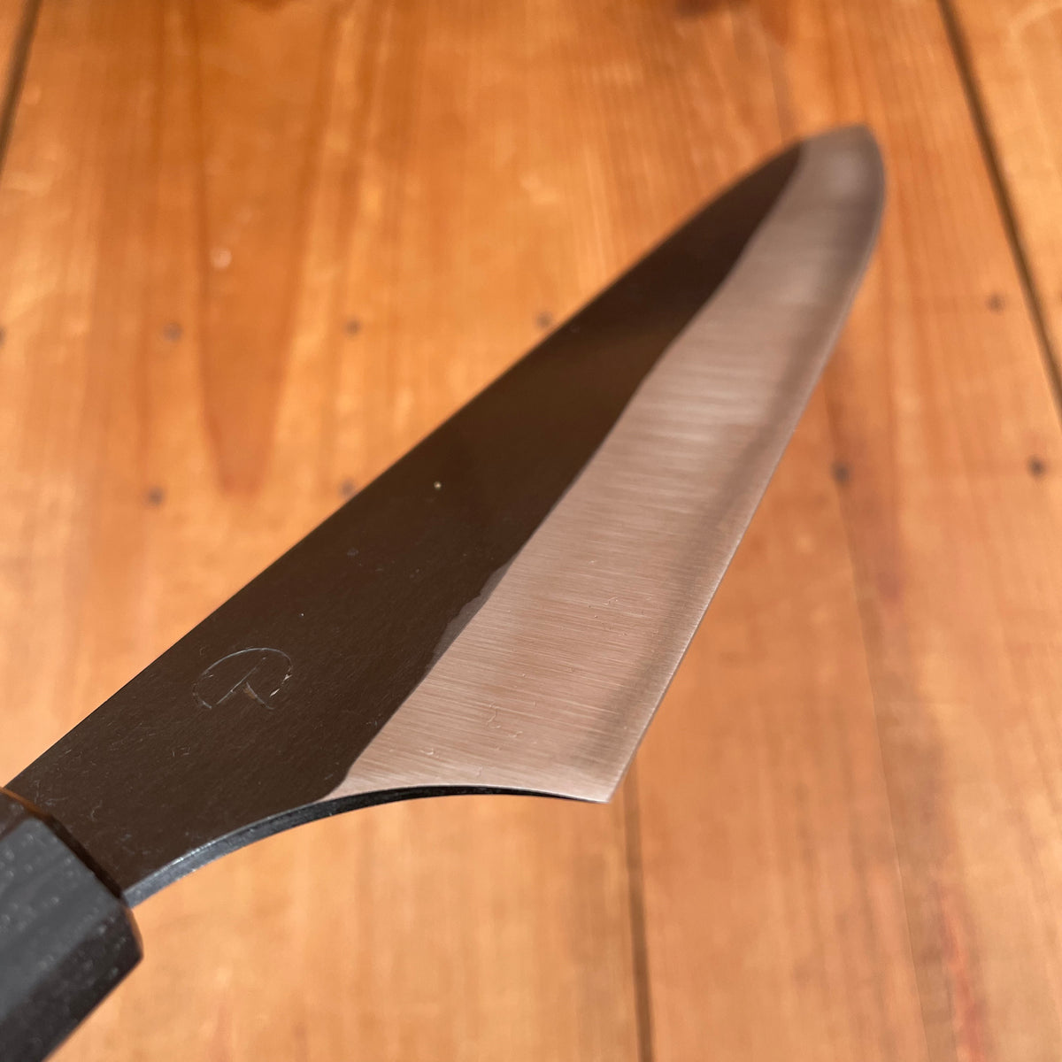 Alma Knife Co. 210mm Kiritsuke Gyuto 52100 Kurouchi - 10,000Yr Old Bog Oak