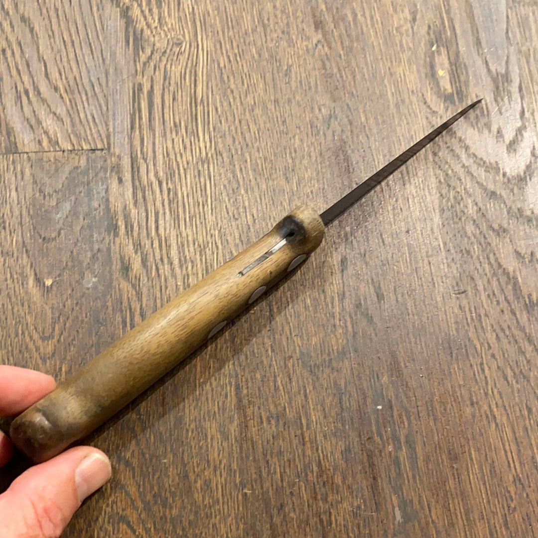 Unmarked German (Henckels?) 3.75” Boning Knife Carbon Steel