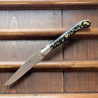 Fontenille Pataud Laguiole Nature 12cm Pocket Knife Feuille d'Or Lockback