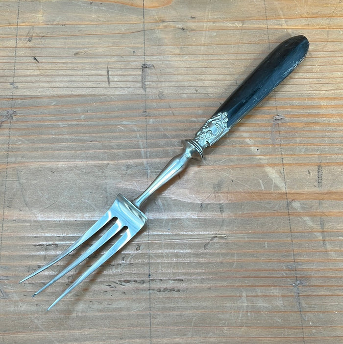 French Carving 3-Tined Fork Horn Handle