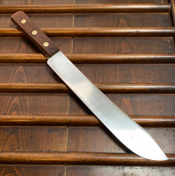Unmarked 11.5” Bullnose Butcher Carbon Steel American 1900-1920’s?