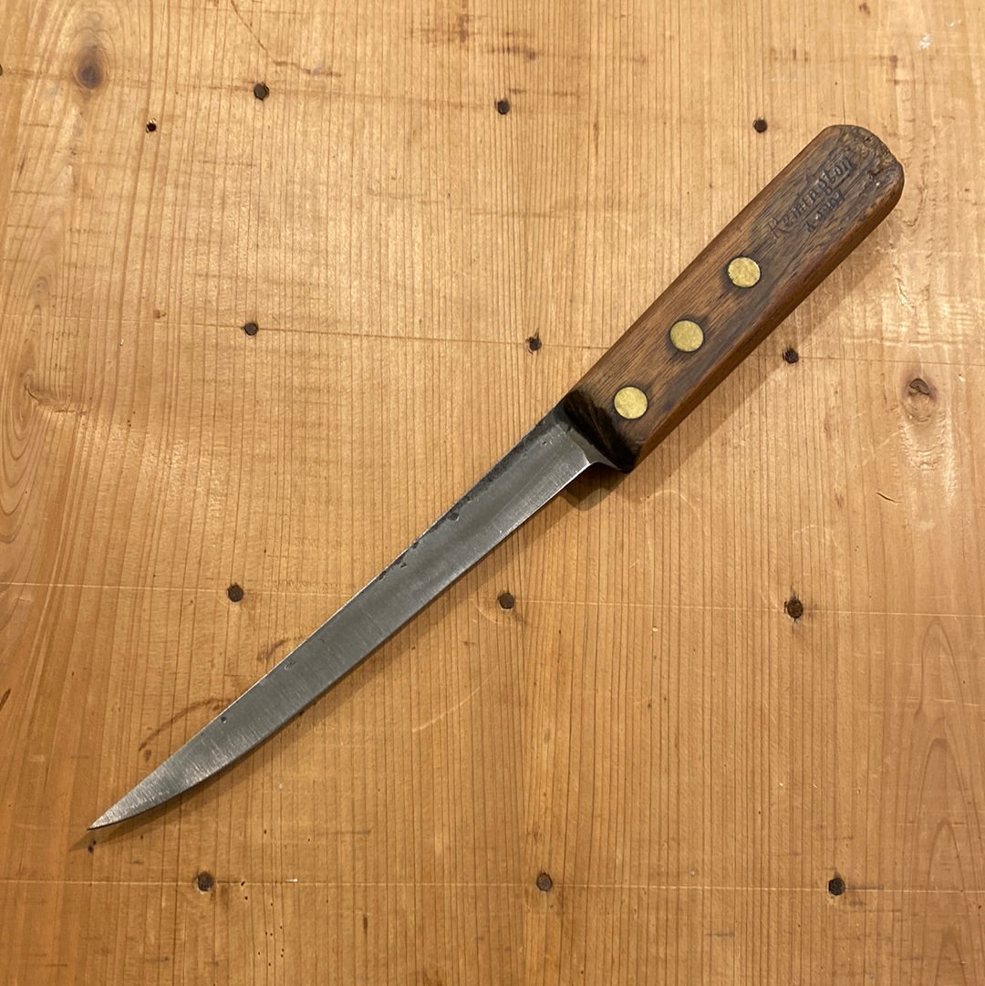 Remington 6.25” Boning Knife Stiff Narrow Carbon Steel USA 1920-40
