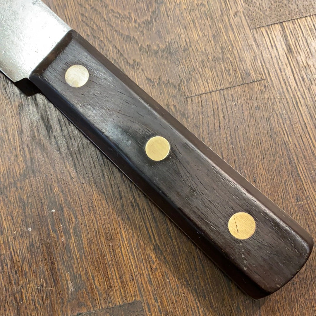 Unmarked 14” Bullnose Butcher Knife USA 1920’s?