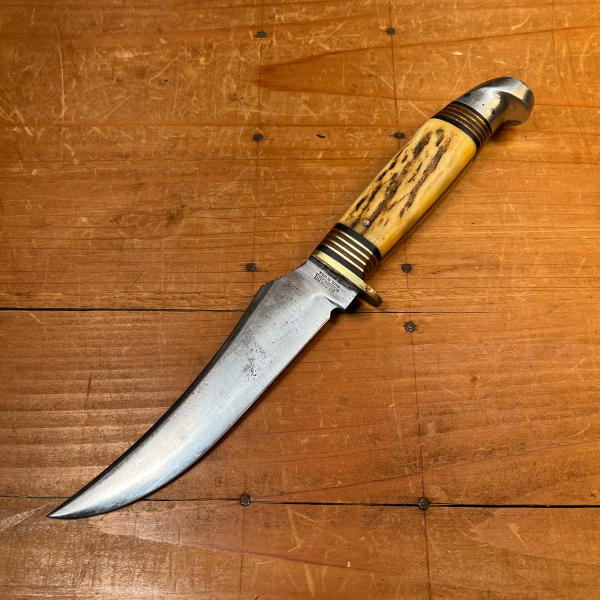 Western Boulder Colo 5” Fixed Blade Knife Stag Boulder Colo. 1956-78