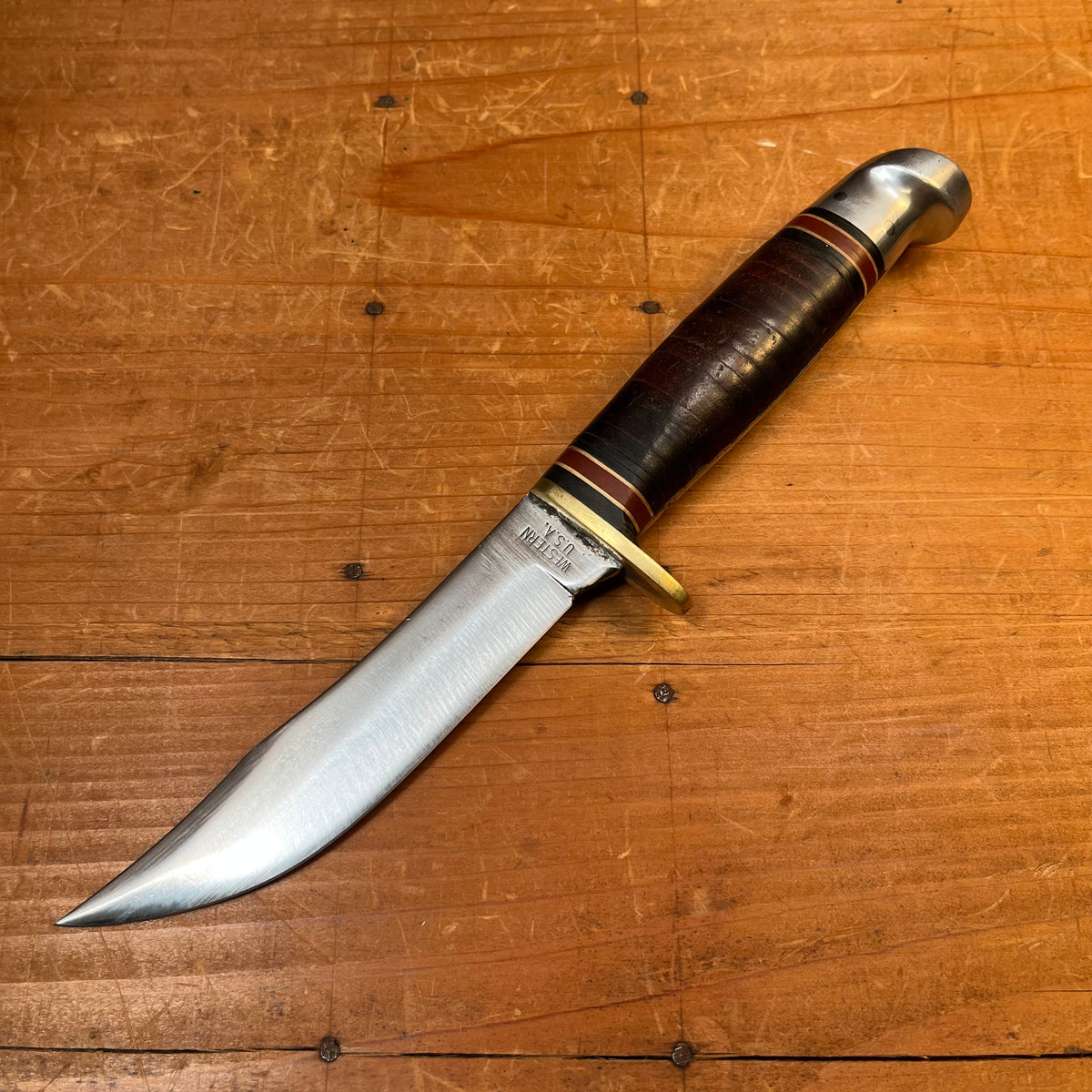 Western USA 4.5” Fixed Blade Knife Boulder Colo. 1978-84