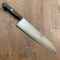 J. A. Henckels 9.25” Chef Knife Handforged Carbon Steel 1950’s