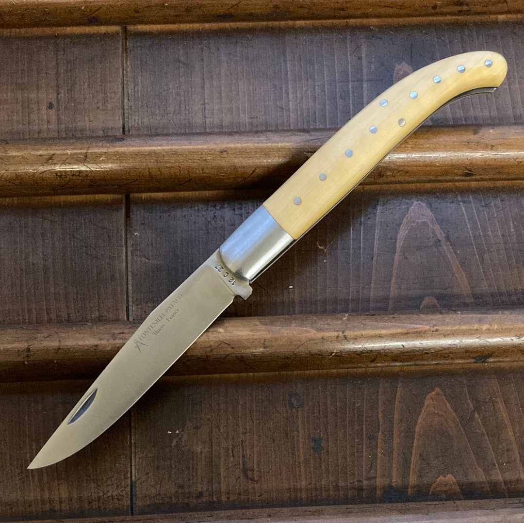Fontenille Pataud Basque 12cm Pocket Knife Boxwood