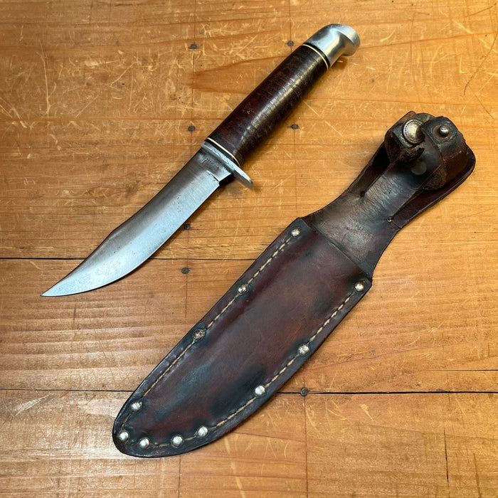 West Cut 4.5” Fixed Blade Knife Boulder Colo. 1950's