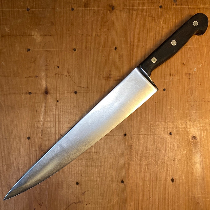 German 11.5" Hand Forged Carbon Steel Chef Knife ~1950's