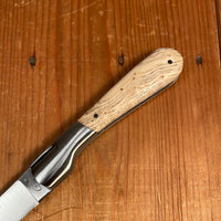 Fontenille Pataud Pialincu 10.5cm Pocket Knife Ash Burl Lockback