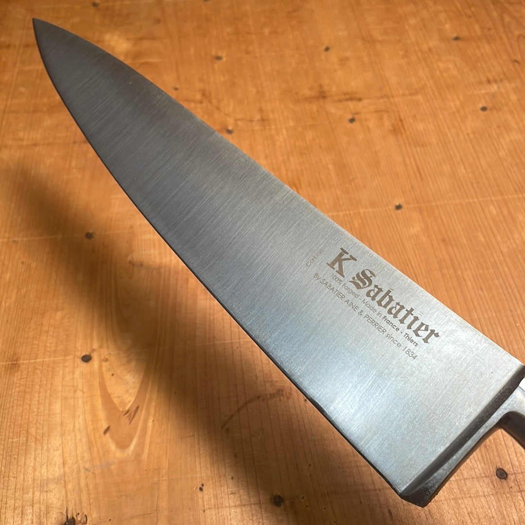 K Sabatier / Tartine / Bernal 10 Chef with Serrated Tip Carbon Steel