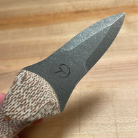 Alma Knife Co. Carolina Shucker - Hemp | White Resin