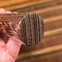 Mazaki 240mm Gyuto Shirogami 2 Migaki Finish Wenge