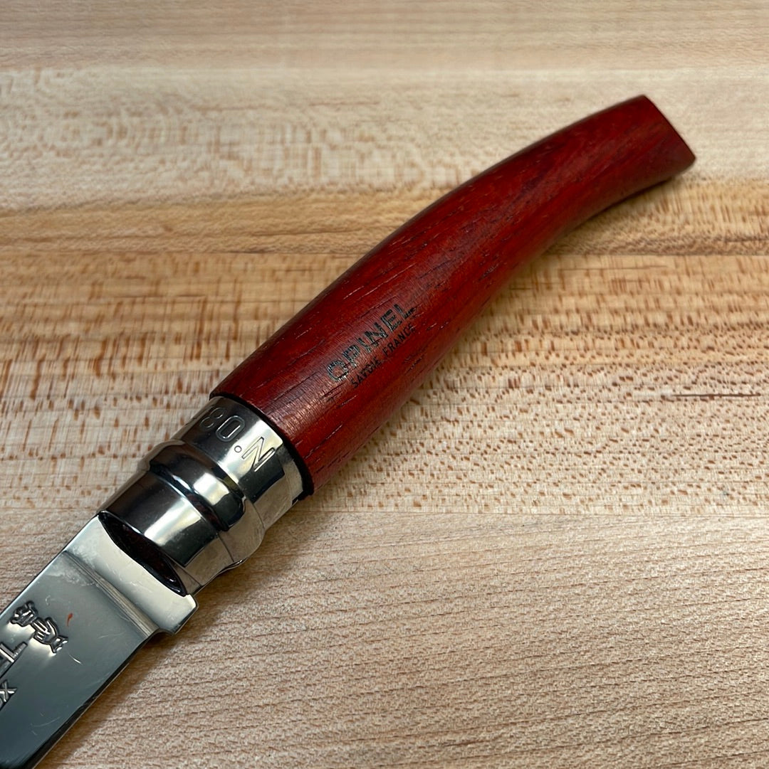 OPINEL FRANCE No.15 PADOUK SLIM STAINLESS STEEL FOLDING FILET KNIFE  (243150)