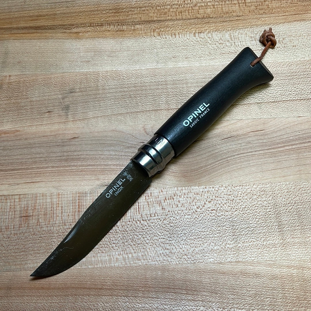 Opinel No.08 Black Palm Wood Folding Knife Limited Edition – RIF Knives