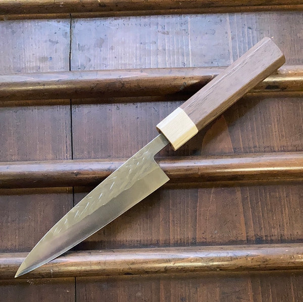 Hitohira TD 135mm Petty SLD Tsuchime Walnut Handle